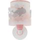 Dalber 61179S - Detské nástenné svietidlo WHALE DREAMS 1xE27/15W/230V ružová