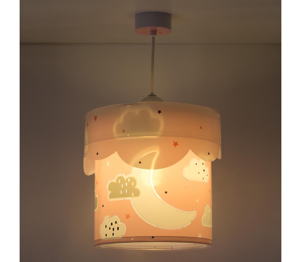 Dalber Dalber 61232S - Detský luster MOON 1xE27/60W/230V
