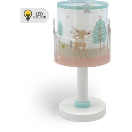 Dalber 61271N - LED detská lampička LOVING DEER 1xG4/4W/230V pestrofarebná