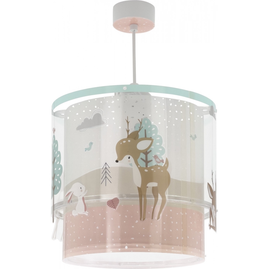 Dalber 61272 - Detský luster LOVING DEER 1xE27/60W/230V