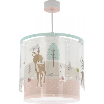 Dalber 61272 - Detský luster LOVING DEER 1xE27/60W/230V