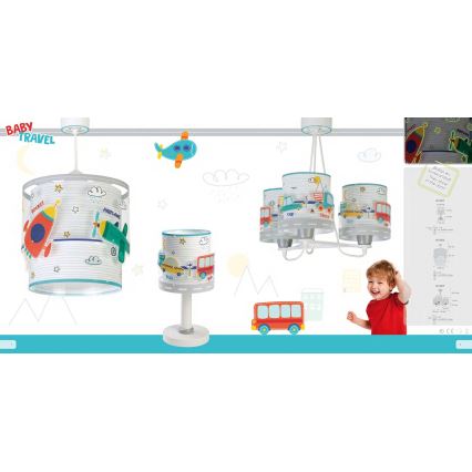 Dalber 61681 - Detská lampička BABY TRAVEL 1xE14/40W/230V