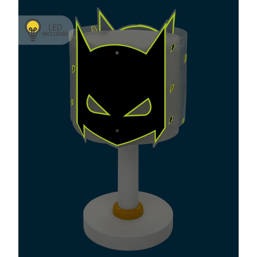 Dalber 61801N - LED Detská lampička DARK HERO 1xG4/4W/230V biela/čierna