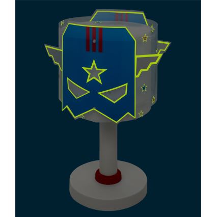 Dalber 61811N - LED detská lampička BLUE HERO 1xG4/4W/230V biela/modrá