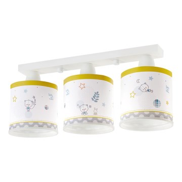 Dalber 62483 - Detské stropné svietidlo TEDDY & MOON 3xE27/60W/230V Dalber 62483 - Detské stropné svietidlo TEDDY & MOON 3xE27/60W/230V