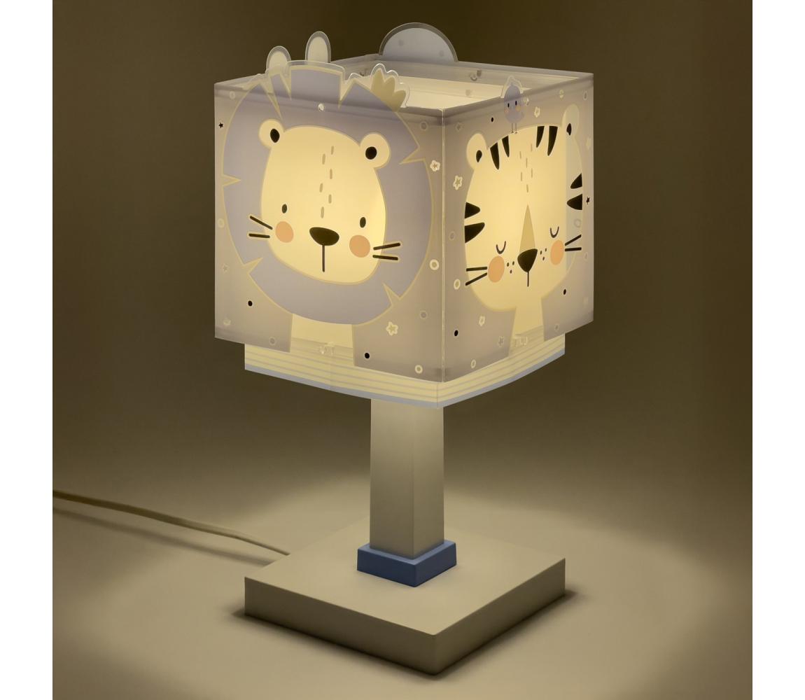 Dalber 63111NT - LED Detská lampička BABY JUNGLE 1xG4/4W/230V modrá 63111NT