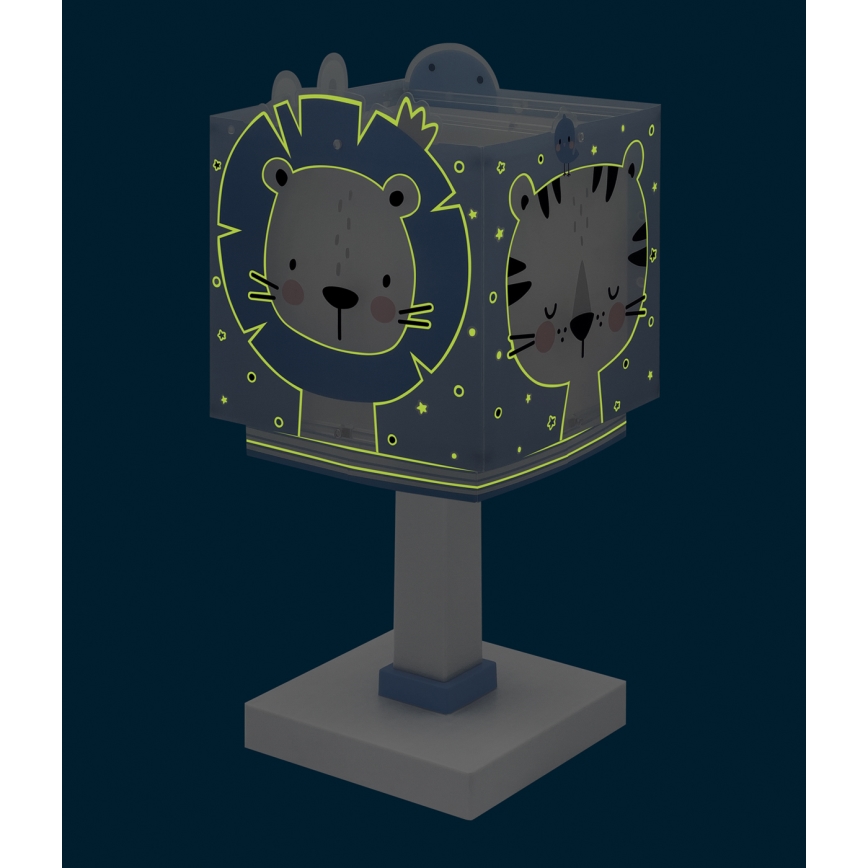 Dalber 63111NT - LED Detská lampička BABY JUNGLE 1xG4/4W/230V modrá