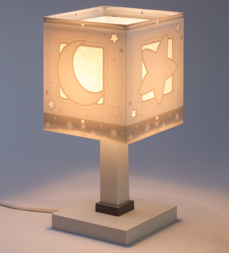 Dalber 63231NE - LED Detská lampička MOONLIGHT 1xG4/4W/230V sivá