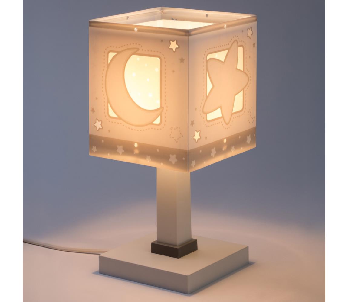 Dalber 63231NE - LED Detská lampička MOONLIGHT 1xG4/4W/230V sivá 63231NE