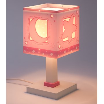 Dalber 63231NS - LED detská lampička MOONLIGHT 1xG4/4W/230V ružová