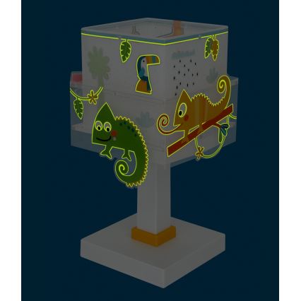 Dalber 63311N - LED detská lampička HAPPY JUNGLE 1xG4/4W/230V pestrofarebná