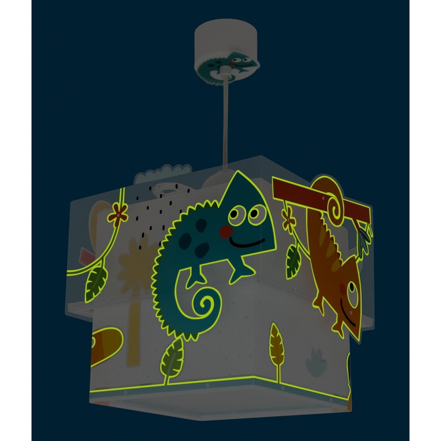 Dalber 63312 - Detský luster HAPPY JUNGLE 1xE27/15W/230V