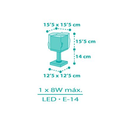 Dalber 63441N - LED detská lampička MERMAIDS 1xG4/4W/230V pestrofarebná