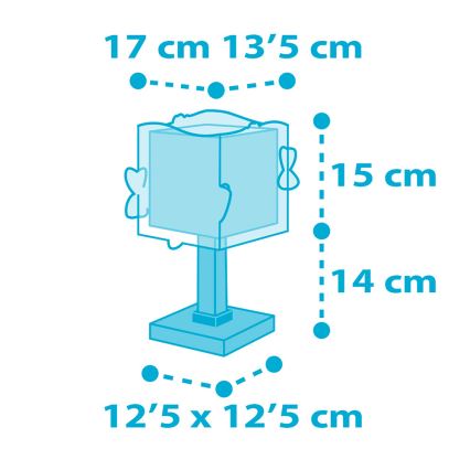 Dalber 63471 - Detská lampička BABY SHARK 1xE14/60W/230V