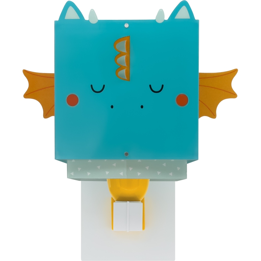 Dalber 64389 - Detské nástenné svietidlo LITTLE DRAGON 1xE27/15W/230V