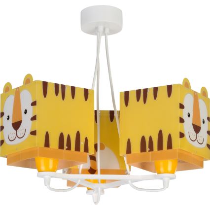 Dalber 64567 - Detský luster LITTLE TIGER 3xE27/60W/230V