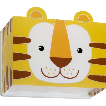 Dalber 64568 - Detské nástenné svietidlo LITTLE TIGER 1xE27/60W/230V