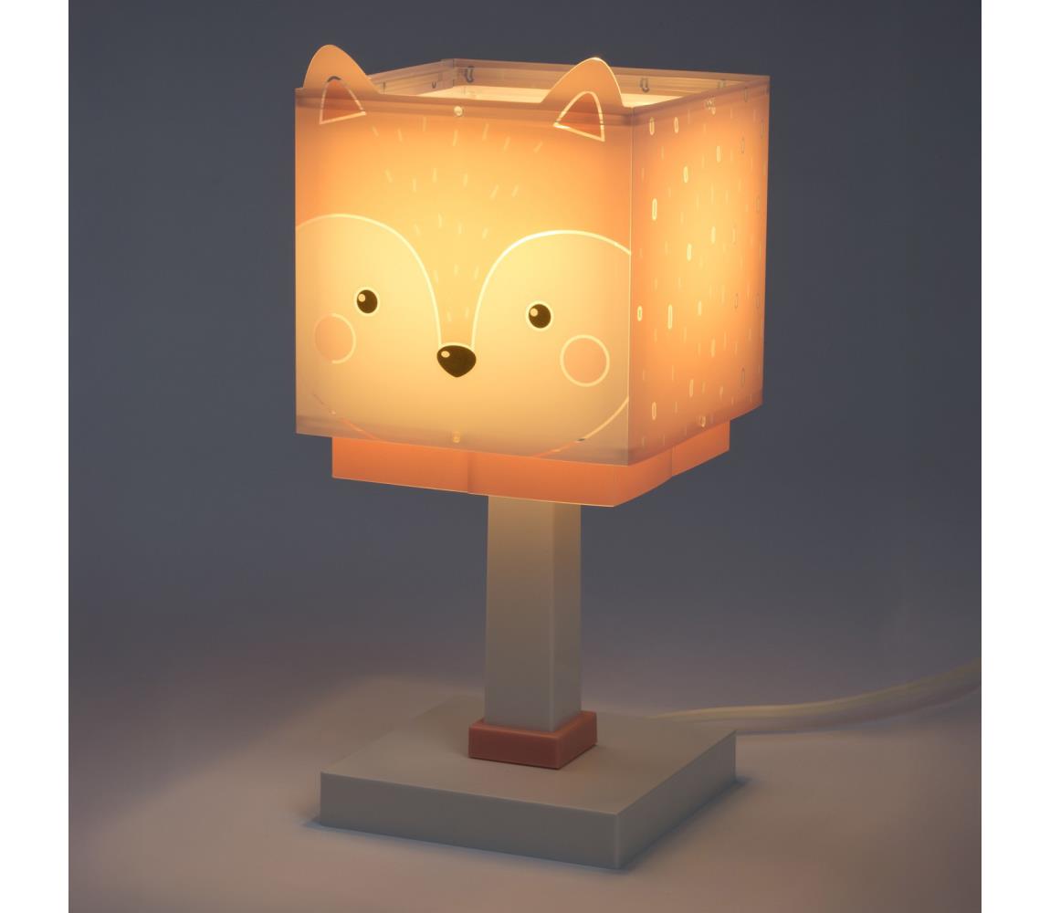 Dalber 64581N - LED Detská lampička LITTLE FOX 1xG4/4W/230V ružová 64581N