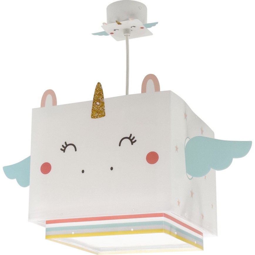 Dalber 64592 - Detský luster LITTLE UNICORN 1xE27/15W/230V