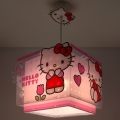 Dalber 73262 - Detský luster HELLO KITTY 1xE27/15W/230V ružový