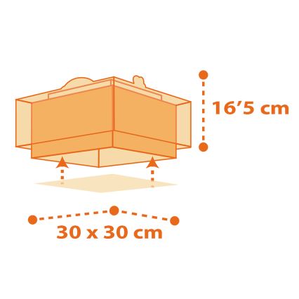 Dalber 73456 - Detské stropné svietidlo DINOS 2xE27/60W/230V