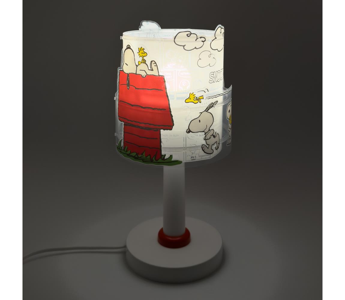 Dalber 76301 - LED detská lampička SNOOPY 1xG4/4W/230V biela/červená 76301