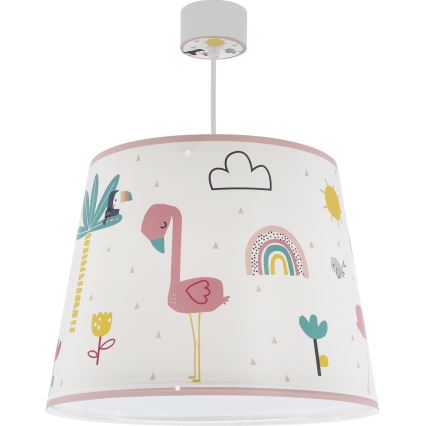 Dalber 82462 - Detský luster FLAMINGO 1xE27/15W/230V