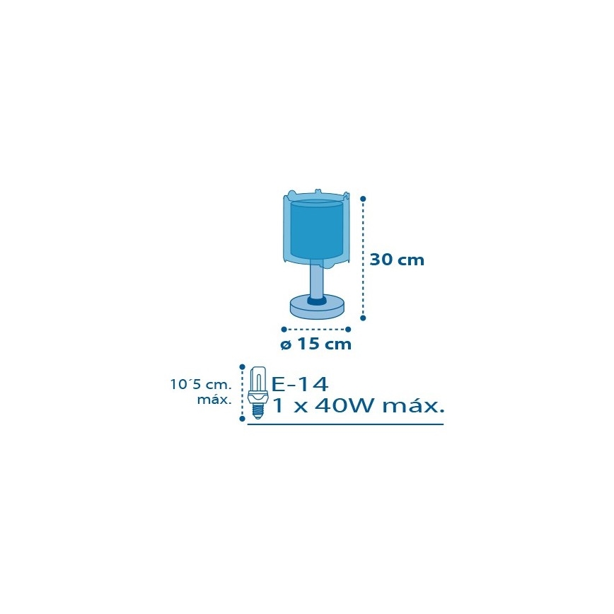 Dalber D-41341 - Detská lampička PLANETS 1xE14/40W/230V