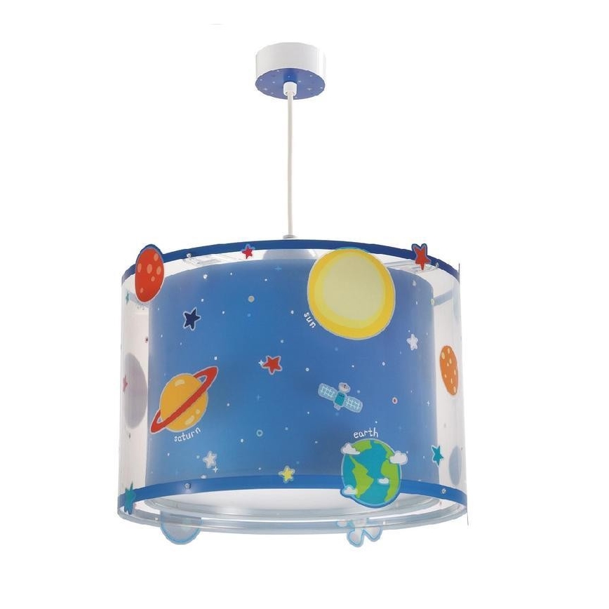 Dalber D-41342 - Detský luster PLANETS 1xE27/60W/230V