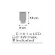 Dalber D-41415E - LED lampička do zásuvky CLOUDS 1xE14/0,3W/230V