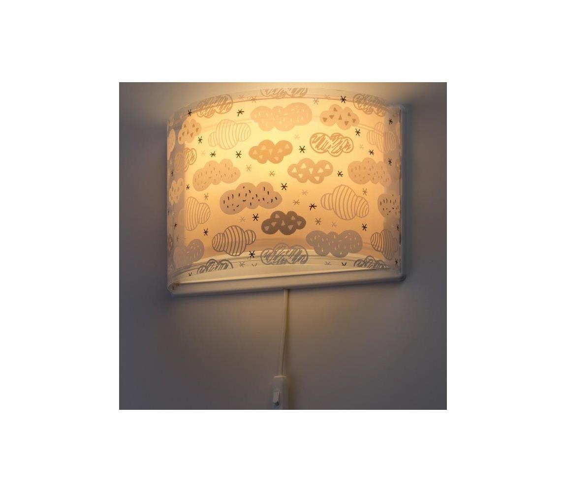 Dalber Dalber D-41418S - Detské nástenné svietidlo CLOUDS 1xE27/60W/230V