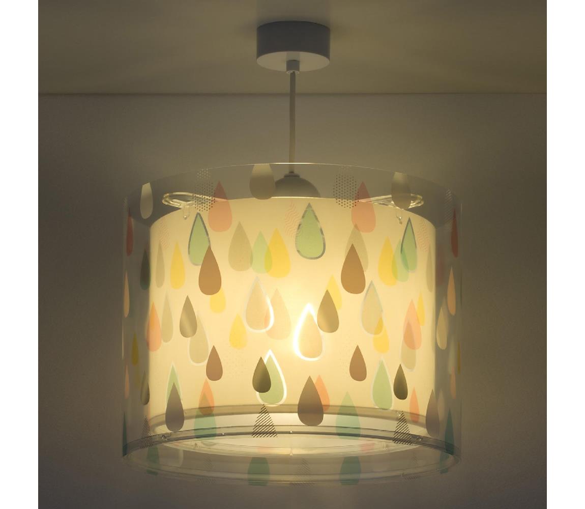 Dalber Dalber D-41432 - Detský luster COLOR RAIN 1xE27/60W/230V
