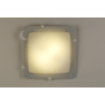Dalber D-43236E - Detské stropné svietidlo MOON LIGHT 2xE27/40W/230V