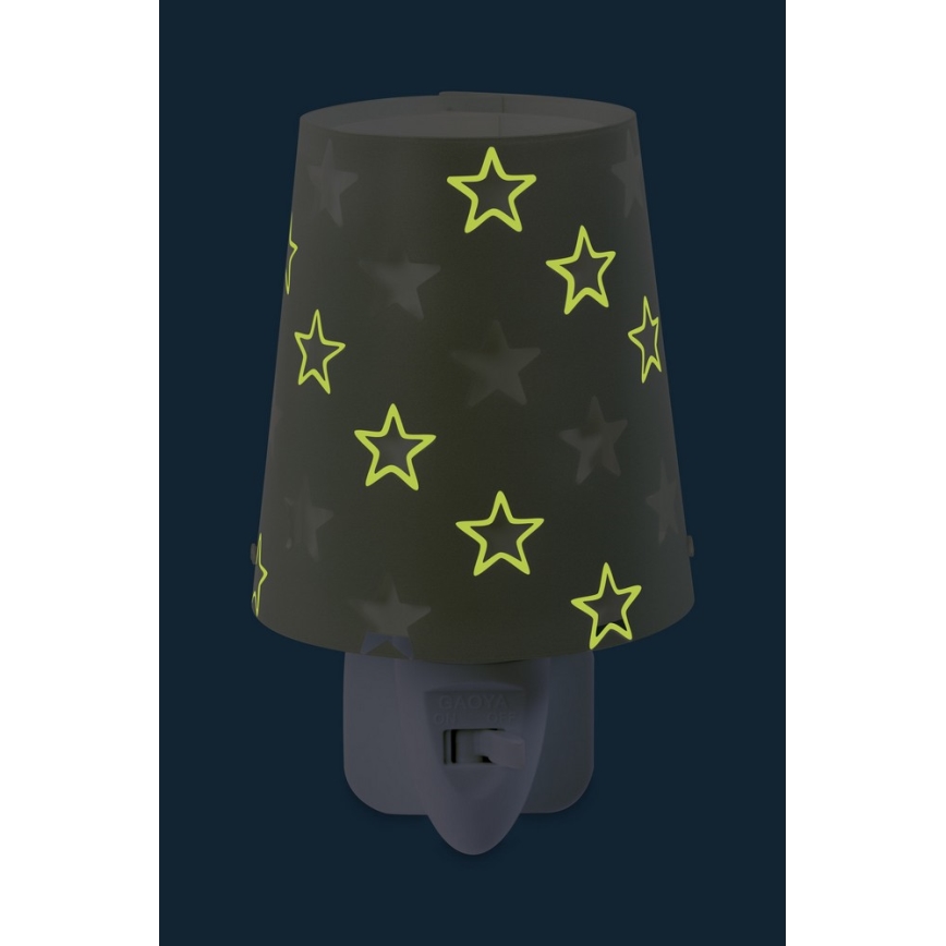 Dalber D-81215E - LED Detské nočné svetlo STARS 1xLED/0,3W/230V