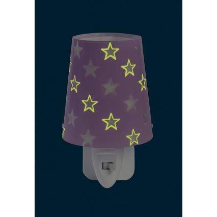 Dalber D-81215L - LED Detské nočné svetlo STARS 1xLED/0,3W/230V