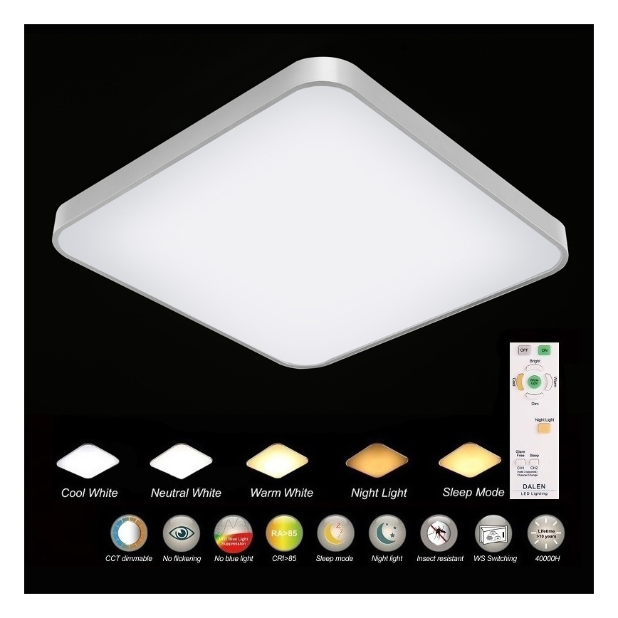 Dalen Q50TW - LED stropné svietidlo CLASSIC LED/50W/230V