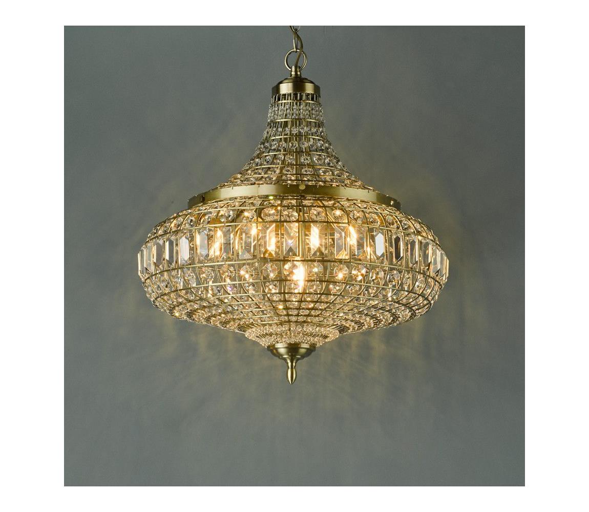 Där Lighting Där Lighting ASM0675 - Luster na reťazi ASMARA 6xE14/40W/230V mosadz ASM0675