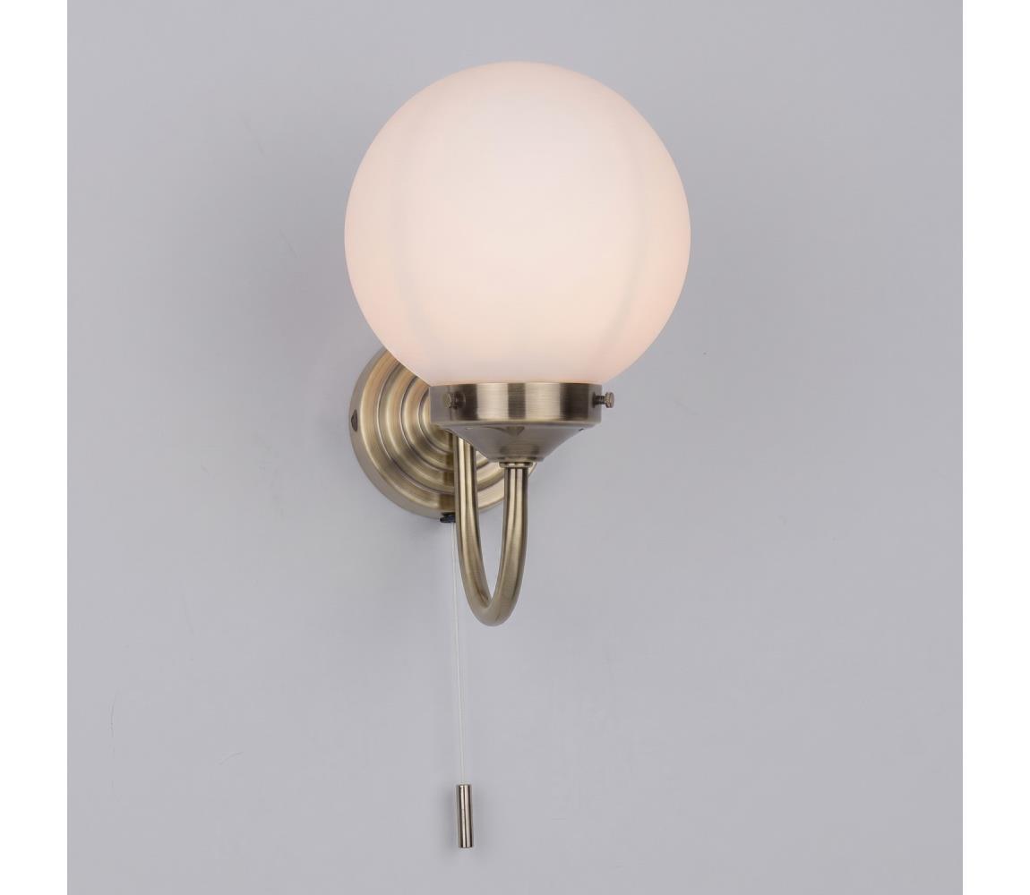 Där Lighting Där Lighting BAR0775 - Kúpeľňové nástenné svietidlo BARCLAY 1xE14/40W/230V IP44 mosadz BAR0775