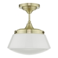 Där Lighting CAD0175 - Kúpeľňový prísadený luster CADEN 1xE27/60W/230V IP44 mosadz