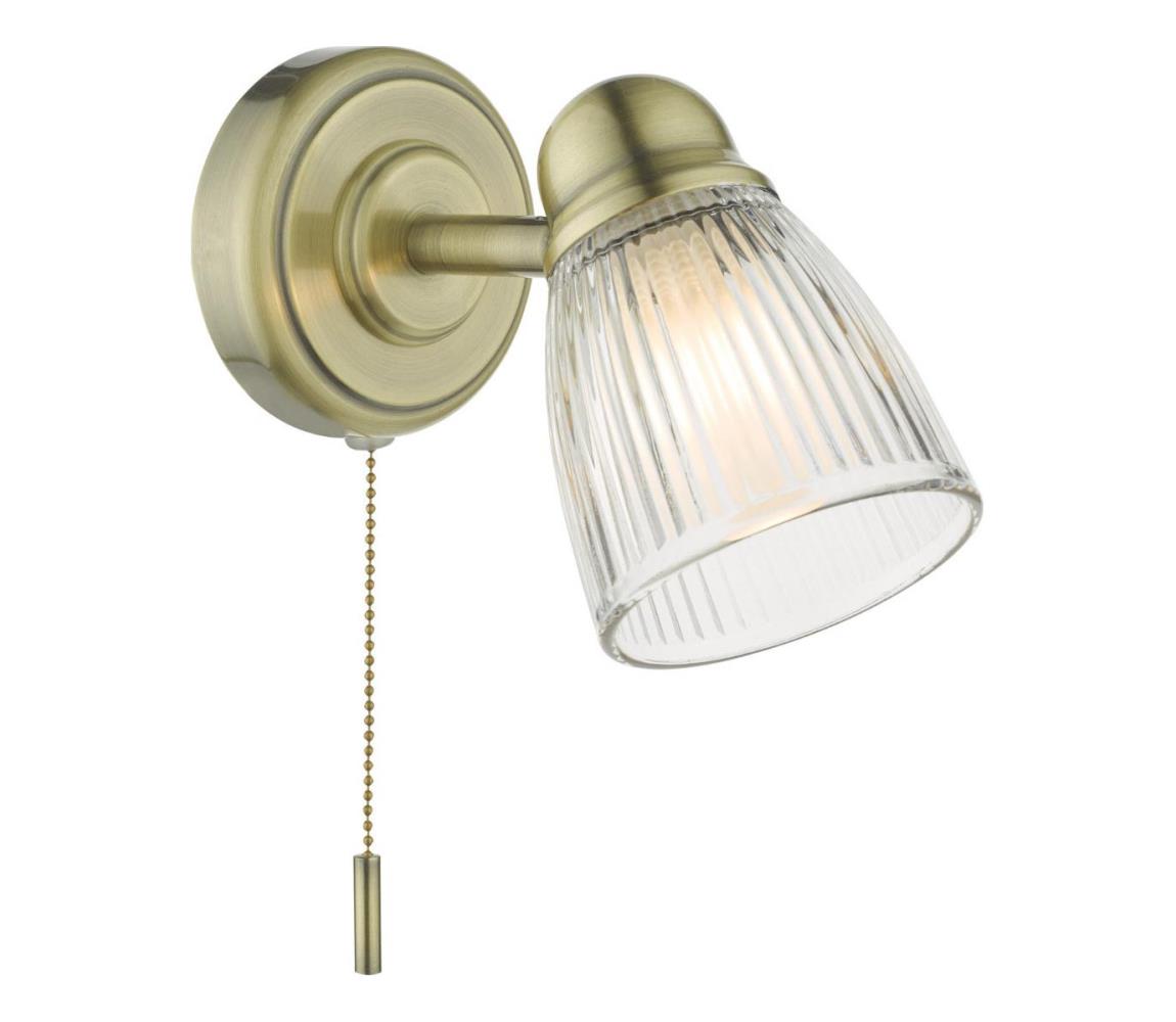 Där Lighting Där Lighting CED0775 - Kúpeľňové nástenné svietidlo CEDRIC 1xG9/25W/230V IP44, mosadzné prevedenie CED0775