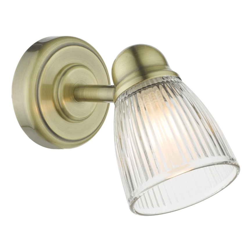Där Lighting CED0775 - Kúpeľňové nástenné svietidlo CEDRIC 1xG9/25W/230V IP44 mosadz
