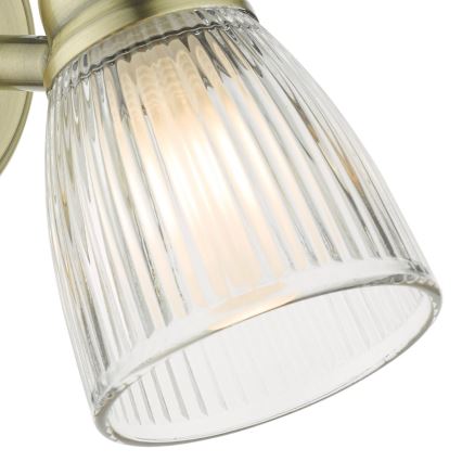 Där Lighting CED0775 - Kúpeľňové nástenné svietidlo CEDRIC 1xG9/25W/230V IP44 mosadz