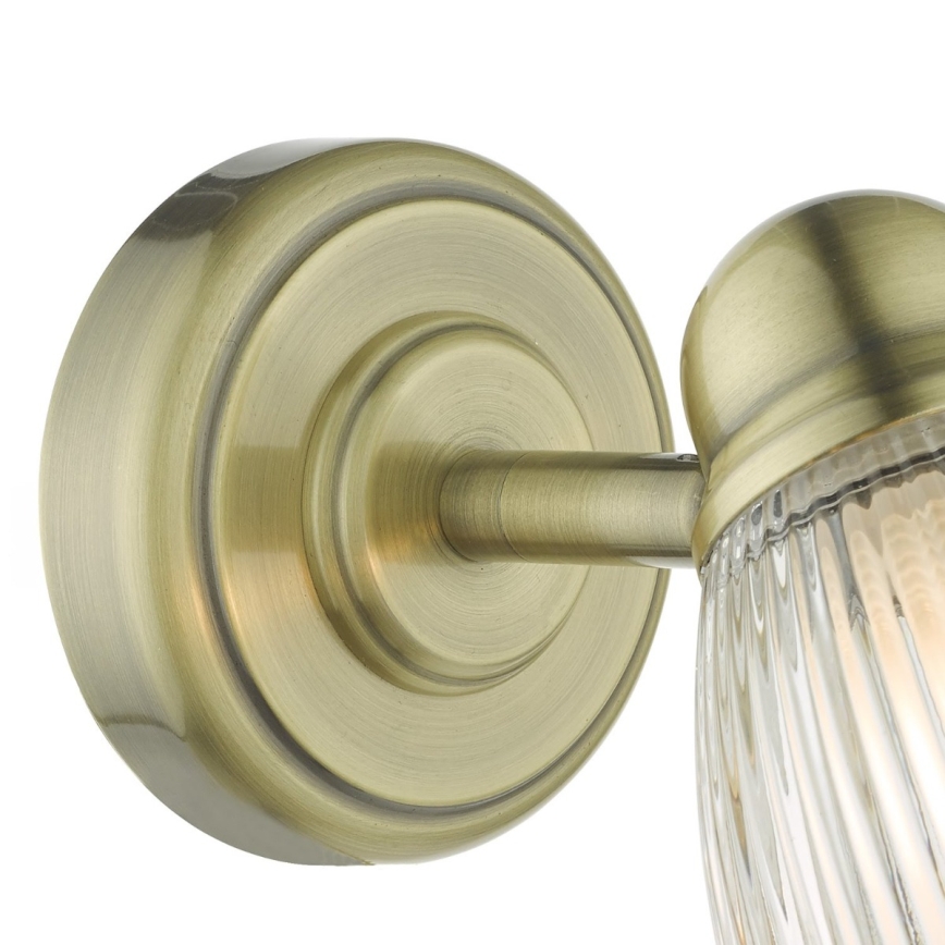 Där Lighting CED0775 - Kúpeľňové nástenné svietidlo CEDRIC 1xG9/25W/230V IP44 mosadz