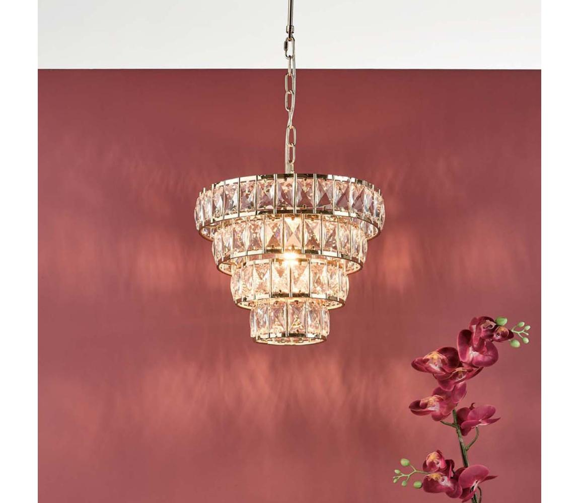 Där Lighting Där Lighting CER0135 - Luster na reťazi CERYS 1xE27/60W/230V zlatý CER0135