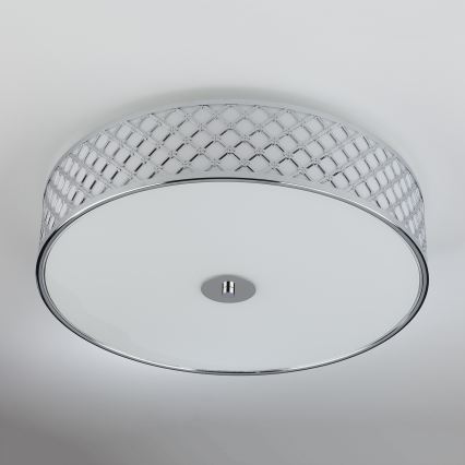 Där Lighting CIV5050 - Stropné svietidlo CIVIC 5xE14/60W/230V priemer 50 cm lesklý chróm
