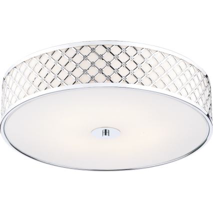 Där Lighting CIV5050 - Stropné svietidlo CIVIC 5xE14/60W/230V priemer 50 cm lesklý chróm