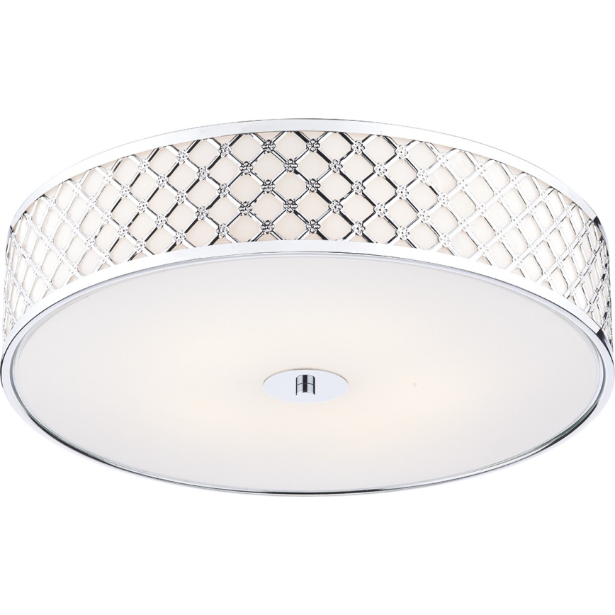 Där Lighting CIV5050 - Stropné svietidlo CIVIC 5xE14/60W/230V priemer 50 cm lesklý chróm