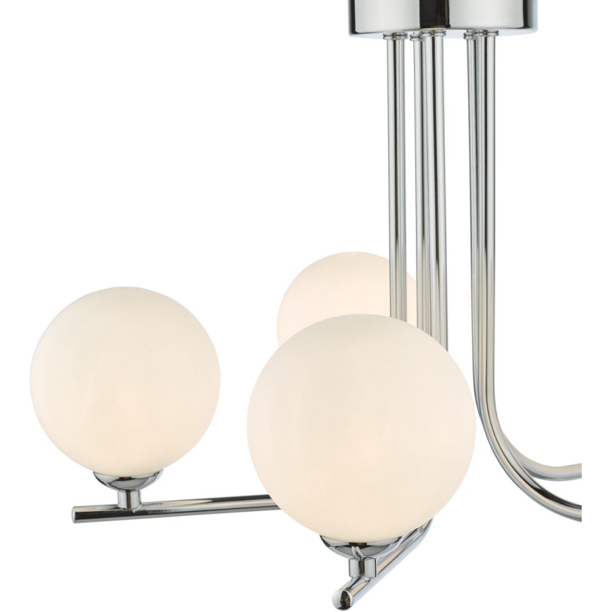 Där Lighting CRA5450-02 - Luster na tyči CRADLE 5xG9/25W/230V lesklý chróm