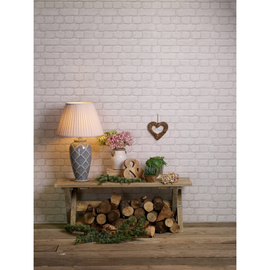 Där Lighting ELY4223 - Stolná lampa ELY 1xE27/60W/230V modrá
