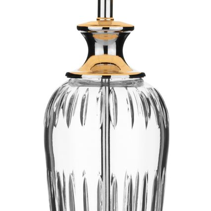 Där Lighting HIN4208 - Stolná lampa HINTON 1xE27/60W/230V biela/lesklý chróm